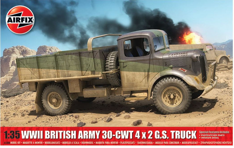 AIRFIX A1380 1/35 WWII BRITISH ARMY 30CWT 4X2 TRUCK