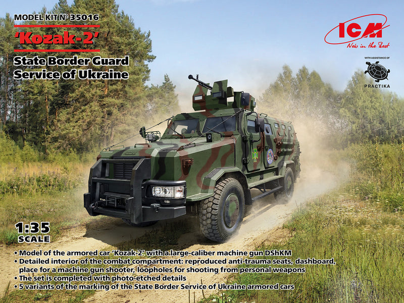 ICM 35016 1/35 ‘Kozak-2’ State Border Guard Ukraine