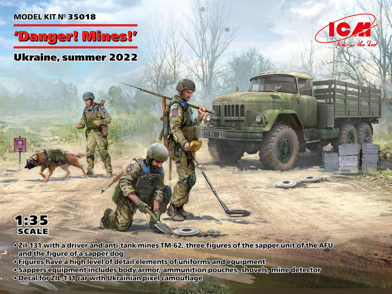 ICM 35018 1/35 ‘Danger! Mines!’ Ukraine, summer 2022