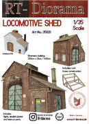 RT DIORAMA 35020 LOCOMOTIVE SHED 1/35  (Upgraded Ceramic Version)