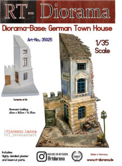 RT DIORAMA 35025 German Townhouse  (Upgraded Ceramic Version)