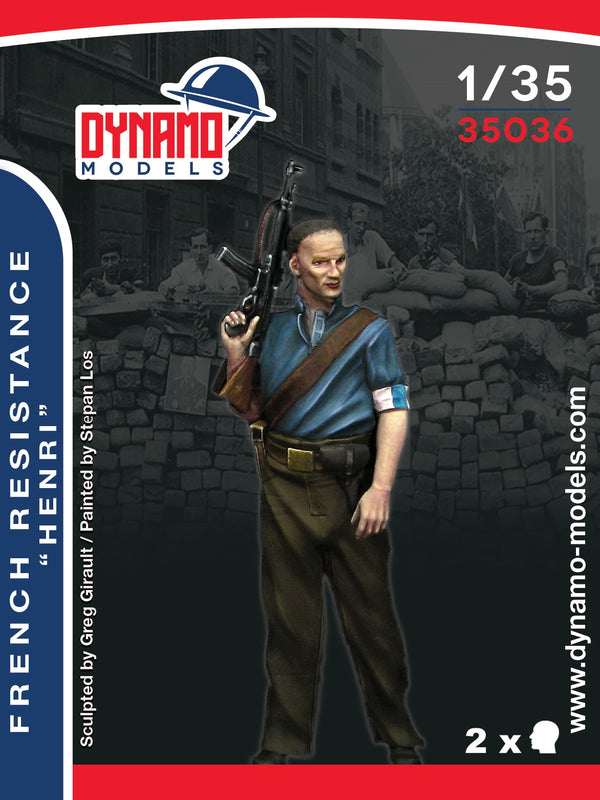 Dynamo DYM35036 1/35 Vive la France – French resistance fighter “Henri”