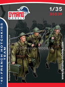 Dynamo DYM35039 1/35 French Hotchkiss Team- 1940 (3 figures)