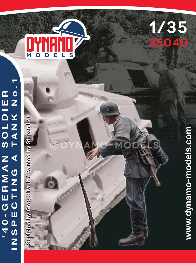 Dynamo DYM35040 1/35 German Soldier Inspecting a tank No. 1 -1940