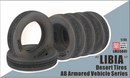 Lanmo Model LM35041 1/35 "LIBIA" Desert Tires AB Armored vehicle seris