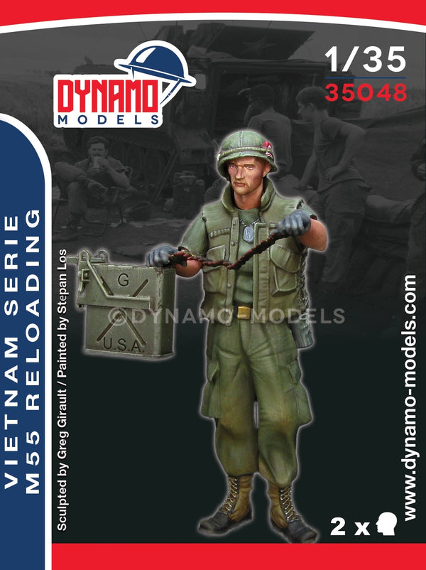 Dynamo  DYM35048 1/35 Vietnam – Vietnam – Reloading the M55 with ammo boxes conversion set