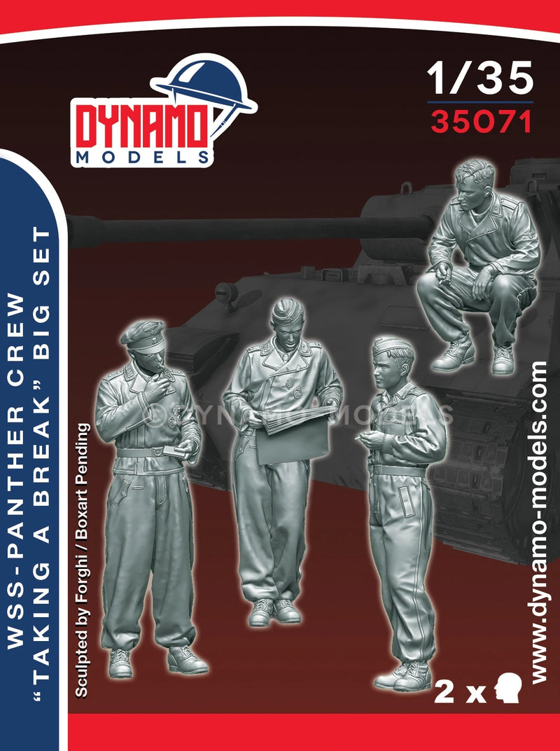 Dynamo  DYM35071  1/35 WSS Panther Crew “Taking a Break” Big Set