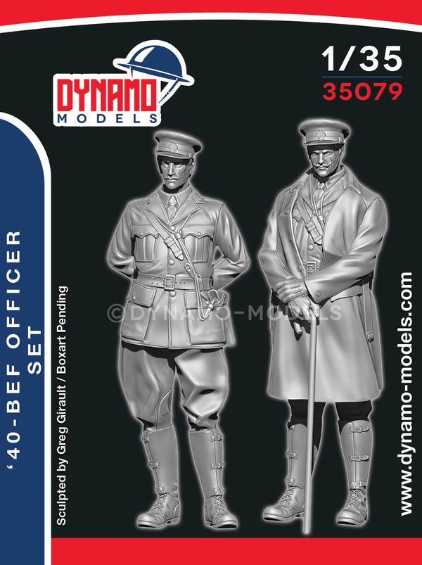 Dynamo  DYM35079  1/35 40’ BEF Officer Set