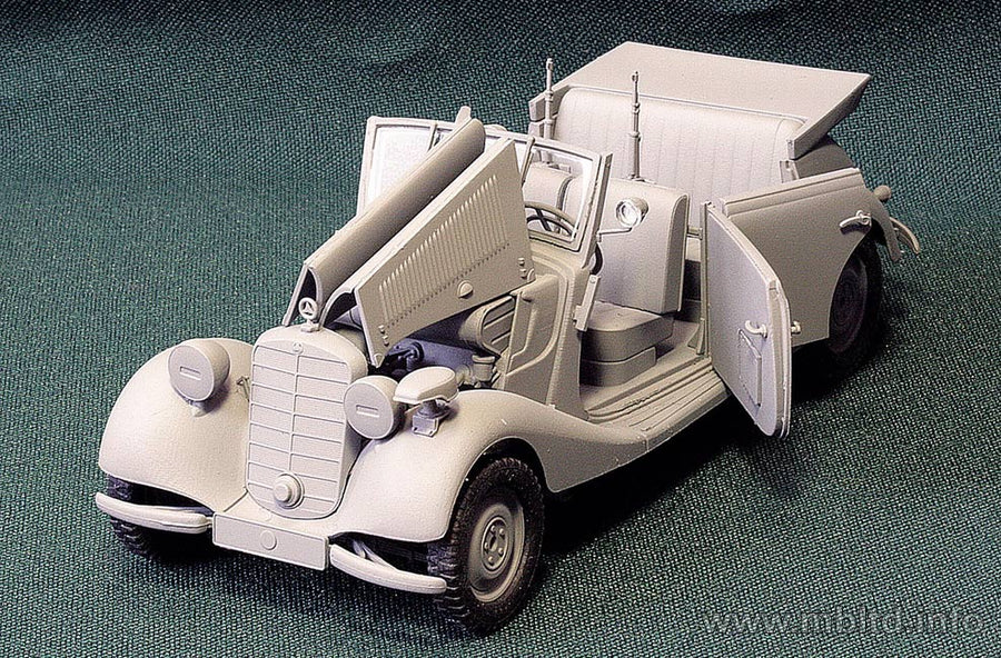 Bandai Modellismo Statico 1/35 - Auto Militare Tedesca 170VK Kfz.1 Staff Car (Import Giappone)