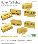 T-Rex 35102 1/35 NOTEK Taillights for WWII German Panzers