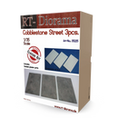 RT DIORAMA 35225 1/35 Cobblestone Street 3pcs. (Upgraded Ceramic Version)