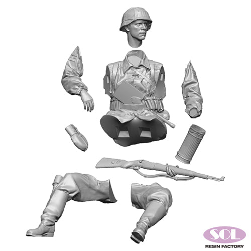 1/24 Resin Model Kit German Soldier Pilot Air Force WW2 Unpainted - Figures 1/24 Resin Model Kit German Soldier Pilot Air Force WW2 Unpainted - Figures
