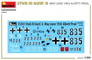 MiniArt 35341 1/35 StuG III Ausf. G May-June 1943 Alkett Production