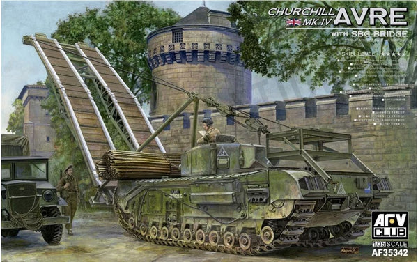 AFV Club 35342 1/35 British Churchill Mk.IV AVRE Bridge Layer Tank