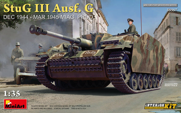 MiniArt 35357 1/35  StuG III Ausf. G Dec. 1944 – Mar. 1945 MIAG Prod. (interior kit)
