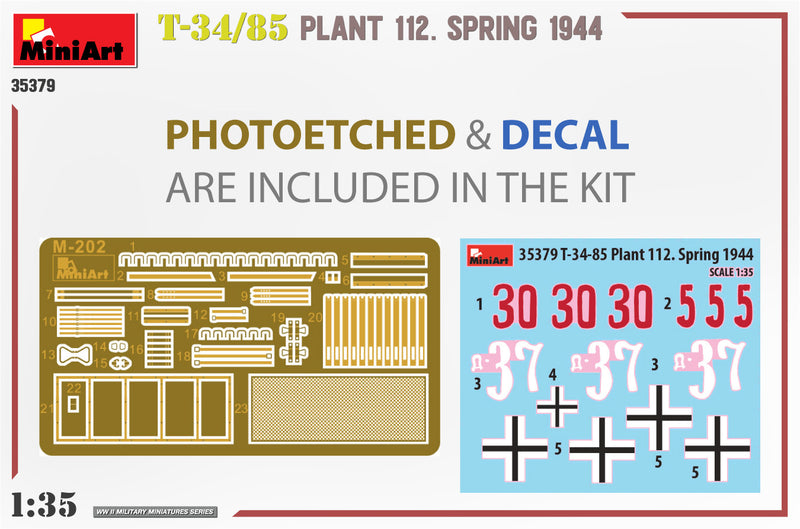 MiniArt 35379 1/35 T-34/85 Plant 112 - Spring 1944