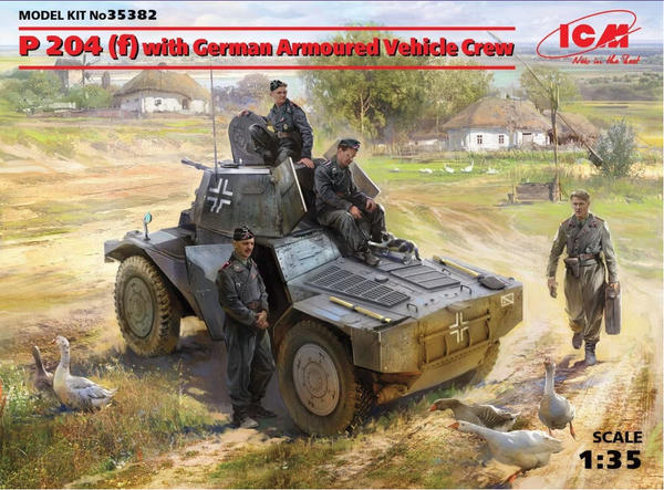 ICM 35382 1/35 P204(f) with German Armoured Vehicle Crew