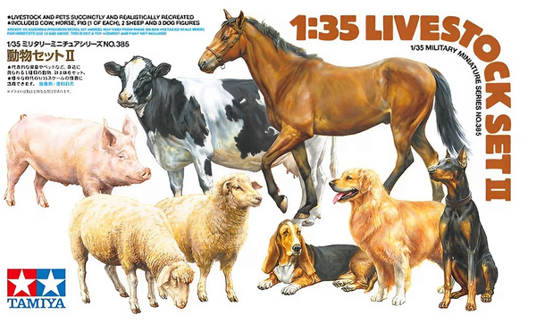 Tamiya 35385 1/35 Livestock Set II