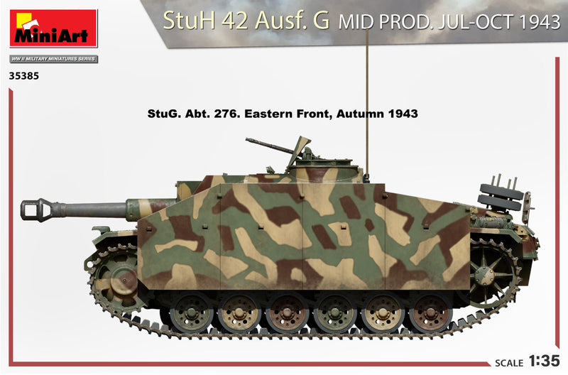 MiniArt 35385 1/35 StuH 42 Ausf. G MID PROD. JUL-OCT 1943