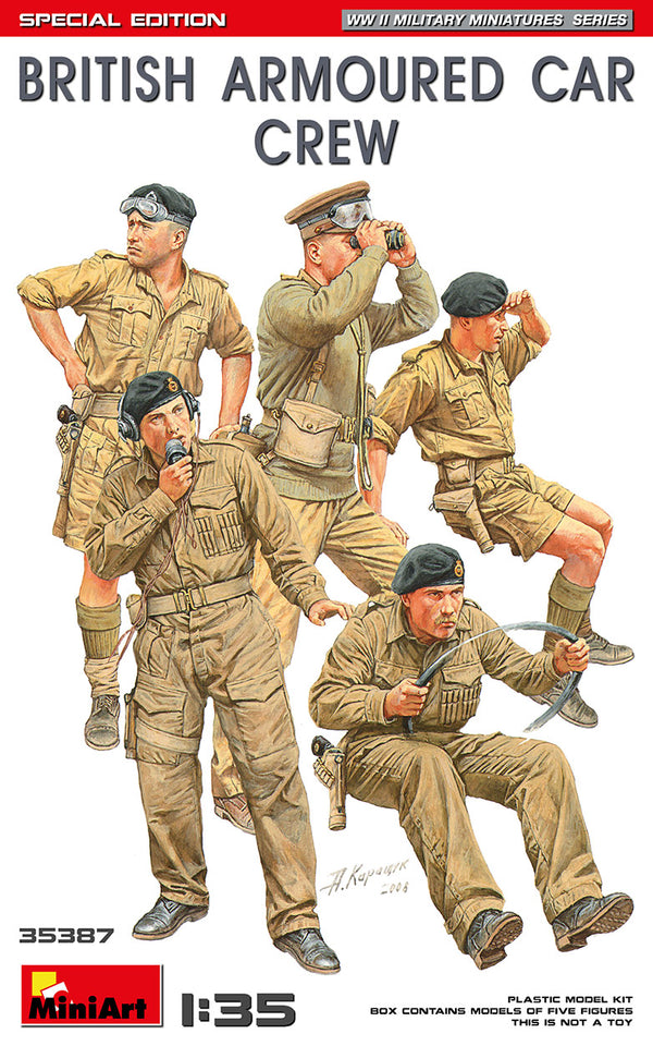 MiniArt 35387 1/35 BRITISH ARMOURED CAR CREW. SPECIAL EDITION