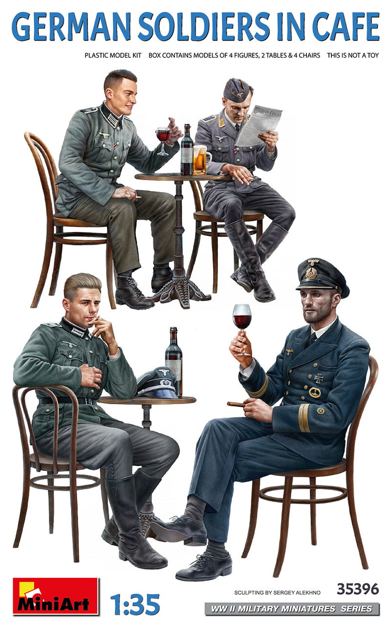 MiniArt 35396 1/35 German Soldiers in Cafe