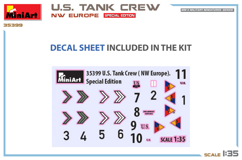 MiniArt 35399 1/35 U.S. Tank Crew NW Europe - Special Edition
