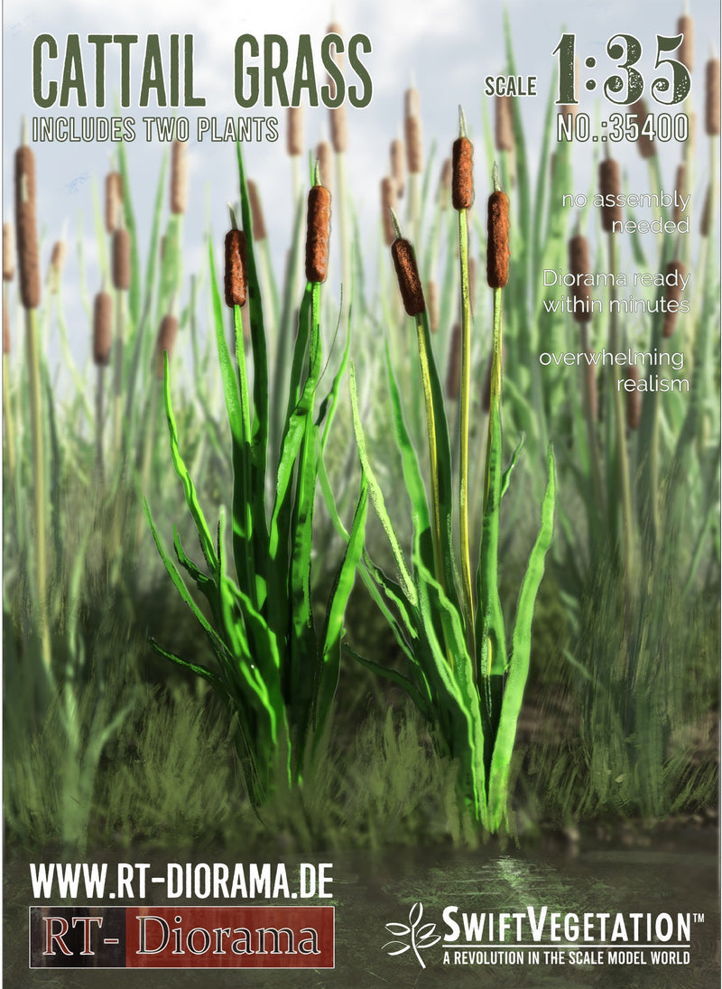 RT DIORAMA 35400 1/35 Cattail Grass
