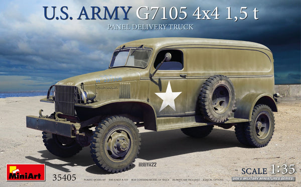 MiniArt 35405 1/35 U.S. ARMY G7105 4х4 1,5 t PANEL DELIVERY TRUCK