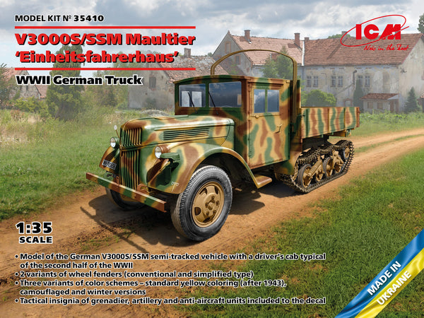 ICM 35410 1/35 V3000S/SSM Maultier ‘Einheitsfahrerhaus’