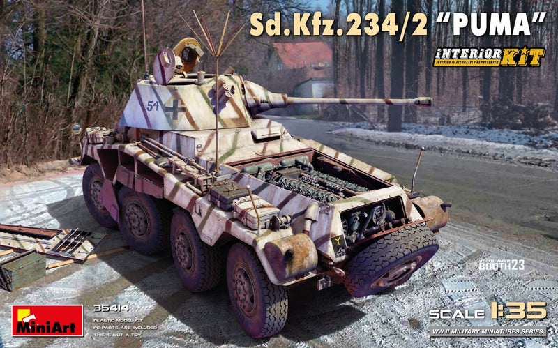 MiniArt 35414 1/35 Sd.Kfz.234/2 PUMA Interior Kit