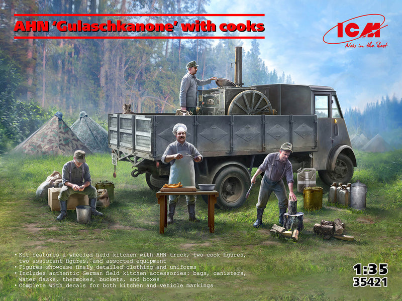 ICM 35421 1/35 AHN 'Gulaschkanone' with cooks