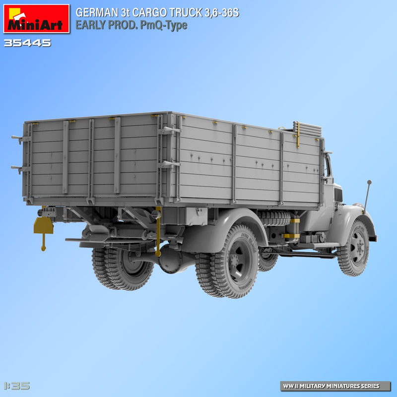 MiniArt 35445 1/35 GERMAN 3t CARGO TRUCK 3,6-36S EARLY PROD. PmQ-Type