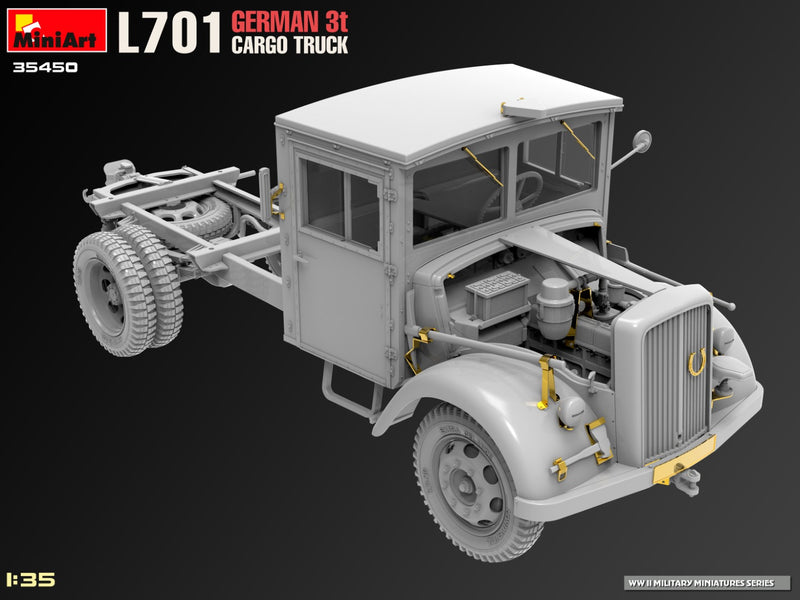 MiniArt 35450 1/35 L701 GERMAN 3T CARGO TRUCK