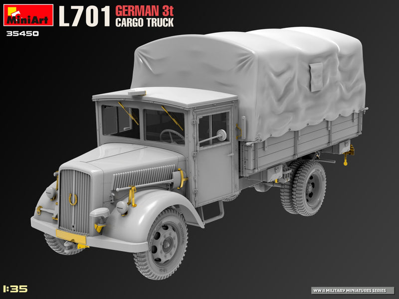 MiniArt 35450 1/35 L701 GERMAN 3T CARGO TRUCK