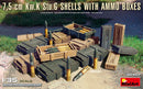 MiniArt 35457 1/35 7,5 cm Kw.K Stu.G Shells With Ammo Boxes