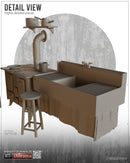 RT DIORAMA AHHQ 35462 1/35 Kitchen Interior Set - 1940's Style