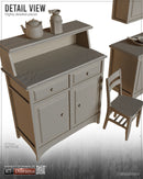 RT DIORAMA AHHQ 35462 1/35 Kitchen Interior Set - 1940's Style