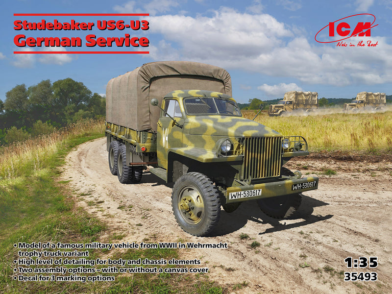 ICM 35493 1/35 Studebaker US6-U3 in German Service