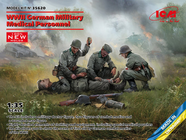 ICM 35620 1/35 WWII German Military Medical Personnel