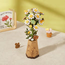 Robotime TW061 Rowood DIY Wooden Flower Bouquet (Chamomile) 3D Wooden Puzzle