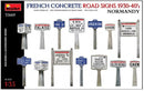 MiniArt 35669 1/35 French Concrete Road Signs 1930-40's Normandy