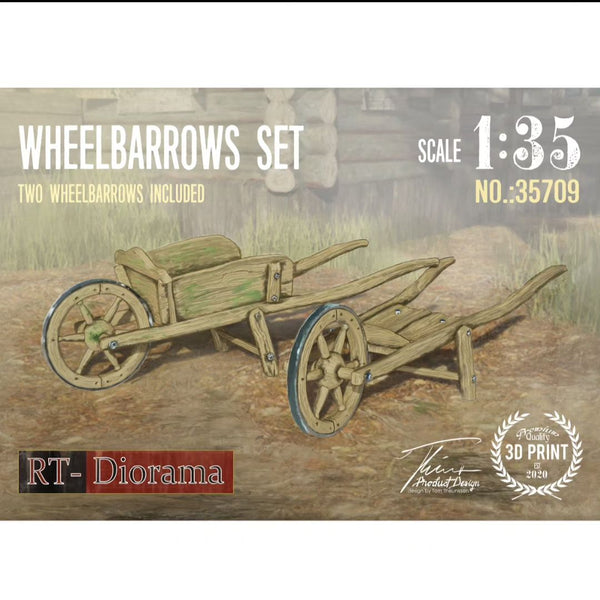 RT DIORAMA 35709 1/35 Wheelbarrow Set