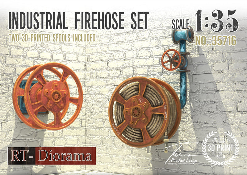 RT DIORAMA 35716 1/35 Industrial Firehose Set