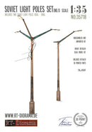 RT DIORAMA 35718 1/35 Soviet Light Poles Set No.1