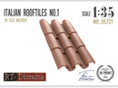 RT DIORAMA 35721 1/35 Italian Rooftiles No.1 110 TILES