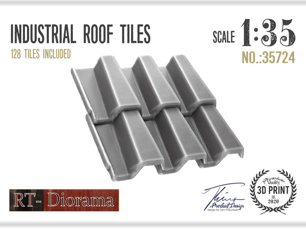 RT DIORAMA 35724 1/35 Industrial Rooftiles