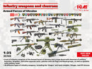 ICM 35749 1/35 Infantry weapons and chevrons  Armed Forces of Ukraine