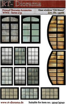 RT DIORAMA 35766 1/35 Printed Accessories: Glass windows