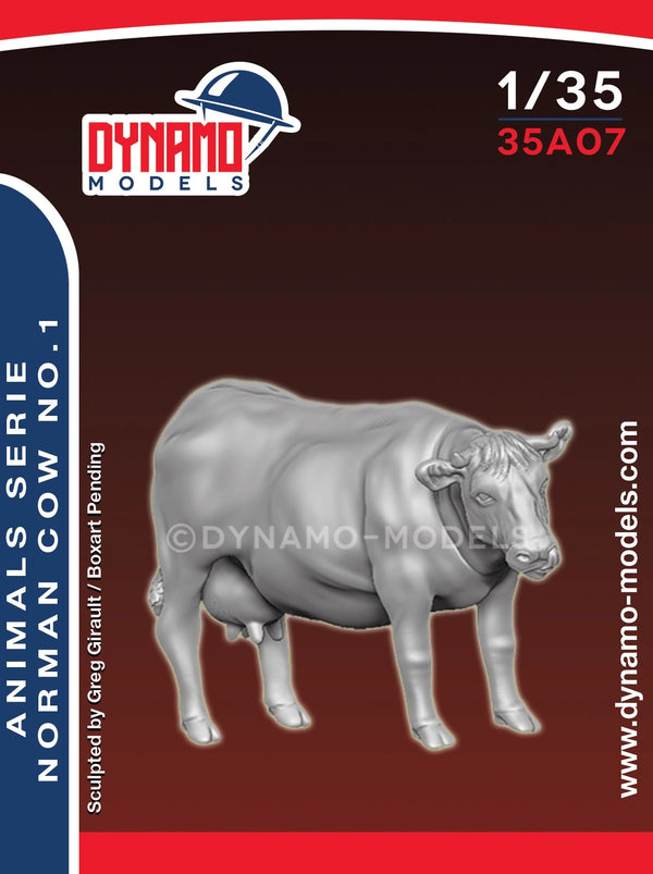 Dynamo  DYM35A07  1/35 Animal set –Normand Cow No.1