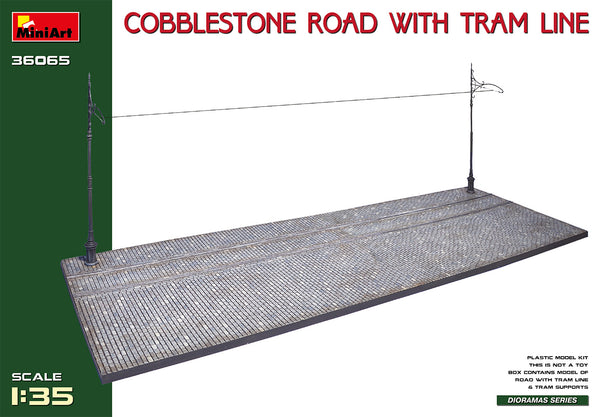 MiniArt 36065 1/35  COBBLESTONE ROAD WITH TRAM LINE